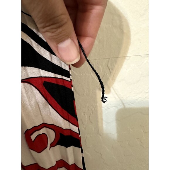 Vintage Lane Bryant Womans Top Sz 26/28 Retro Accordion Pleating Y2K Artsy Aztec - Picture 9 of 13